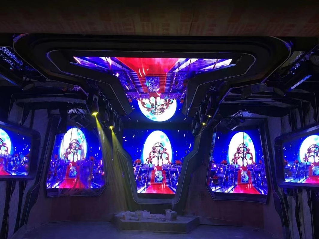 Layar LED Club P2 RGB, Dekorasi Bioskop Dinding Latar Belakang LED Digital