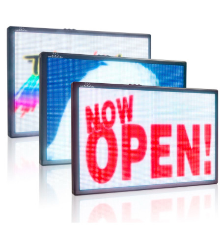 P8MM RGB Full Color Outdoor LED Digital Signs Wifi Papan Lampu yang Dapat Diprogram