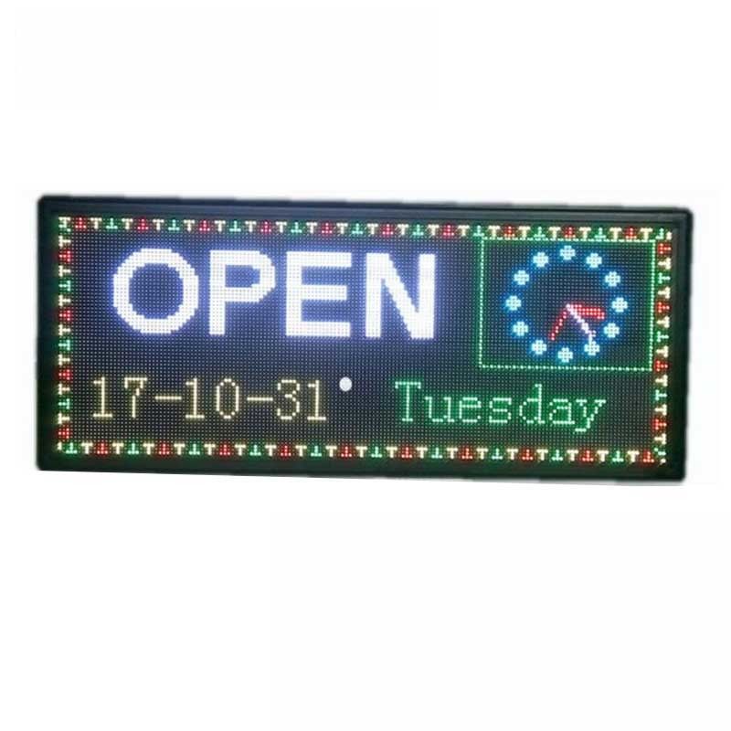 SMD3535 Programmable Outdoor Wifi LED Sign 5000mcd led sign untuk jendela mobil