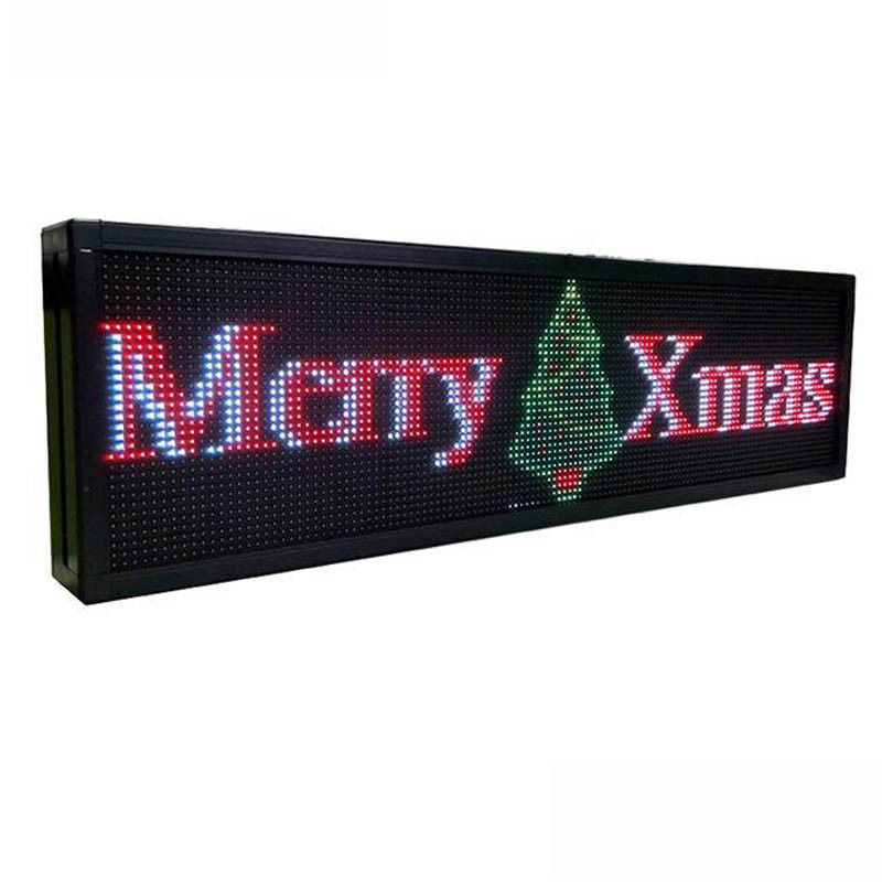 P10 P5 RGB Full Color LED Window Display Signs Untuk Periklanan Toko Windows
