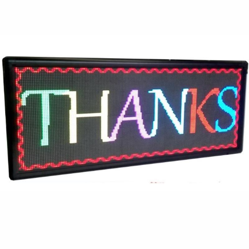 Indoor P5 LED Led Sign Panel SMD3535 Mobil Led Tampilan Papan Pesan Penuh Warna