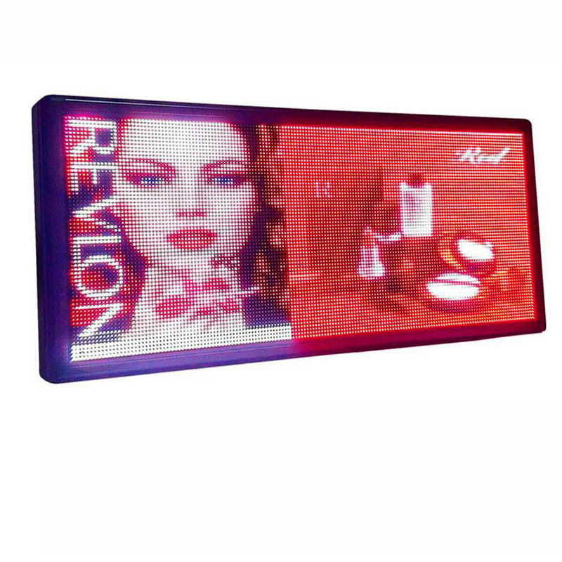 256x96dots Tanda Led Bergulir Luar Ruangan untuk Teks Gambar Dan Video Persetujuan UL