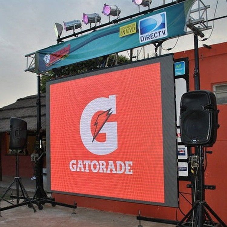 Layar LED Penyewaan Luar Ruangan 3840Hz Untuk Latar Belakang Panggung Pertunjukan Studio Tv