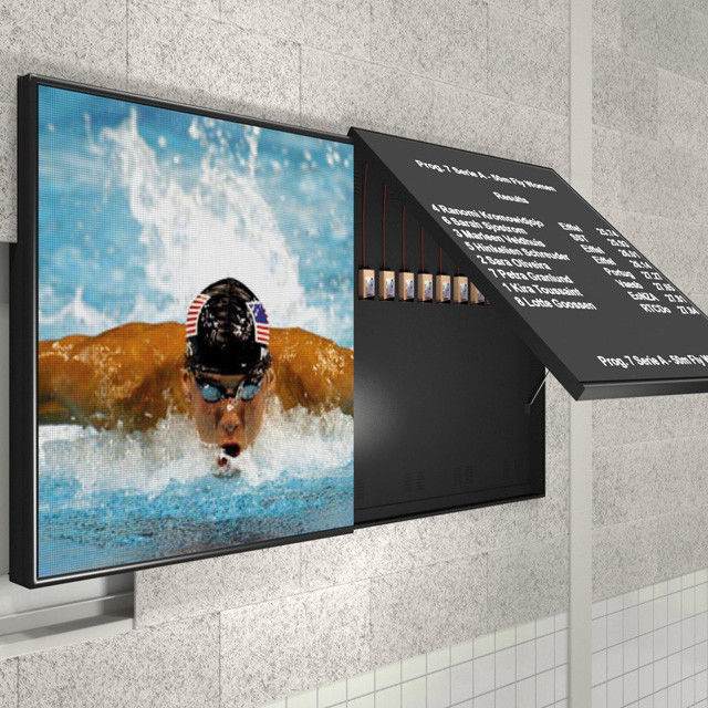 Kabinet Ringan Luar Ruangan P6mm Layanan Depan Layar LED Warna RGB