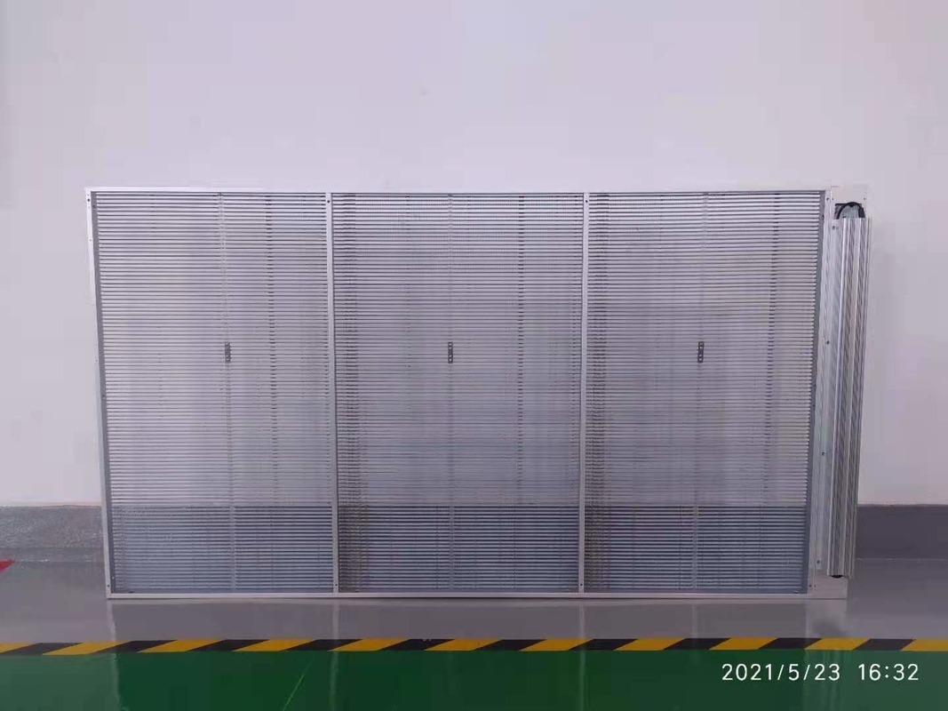 Pencahayaan Samping P3.91-7.8 Layar LED Transparan Dengan Kecerahan Tinggi Lihat Melalui Led Untuk Pintu Masuk Kaca