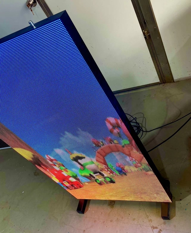Indoor P4 RGB Fixed LED Window Display Layar Video Penuh Warna Untuk Iklan