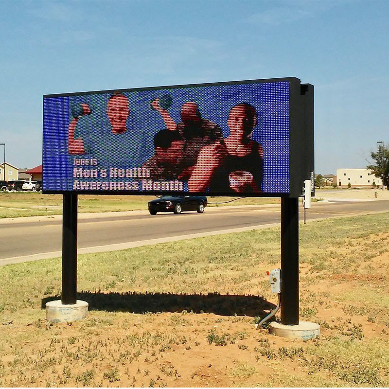 Layar Tampilan Video LED Daya Meanwell Untuk Kecerahan Tinggi Luar 6000mcd